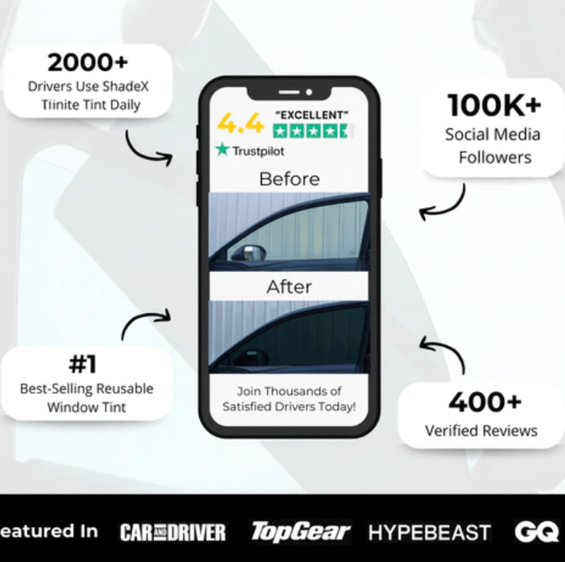 Stealth Tint Reusable Window Tint